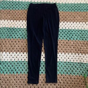 Lildy Dark Blue Denim Jeggings Leggings Pants Womans sz Small - Medium